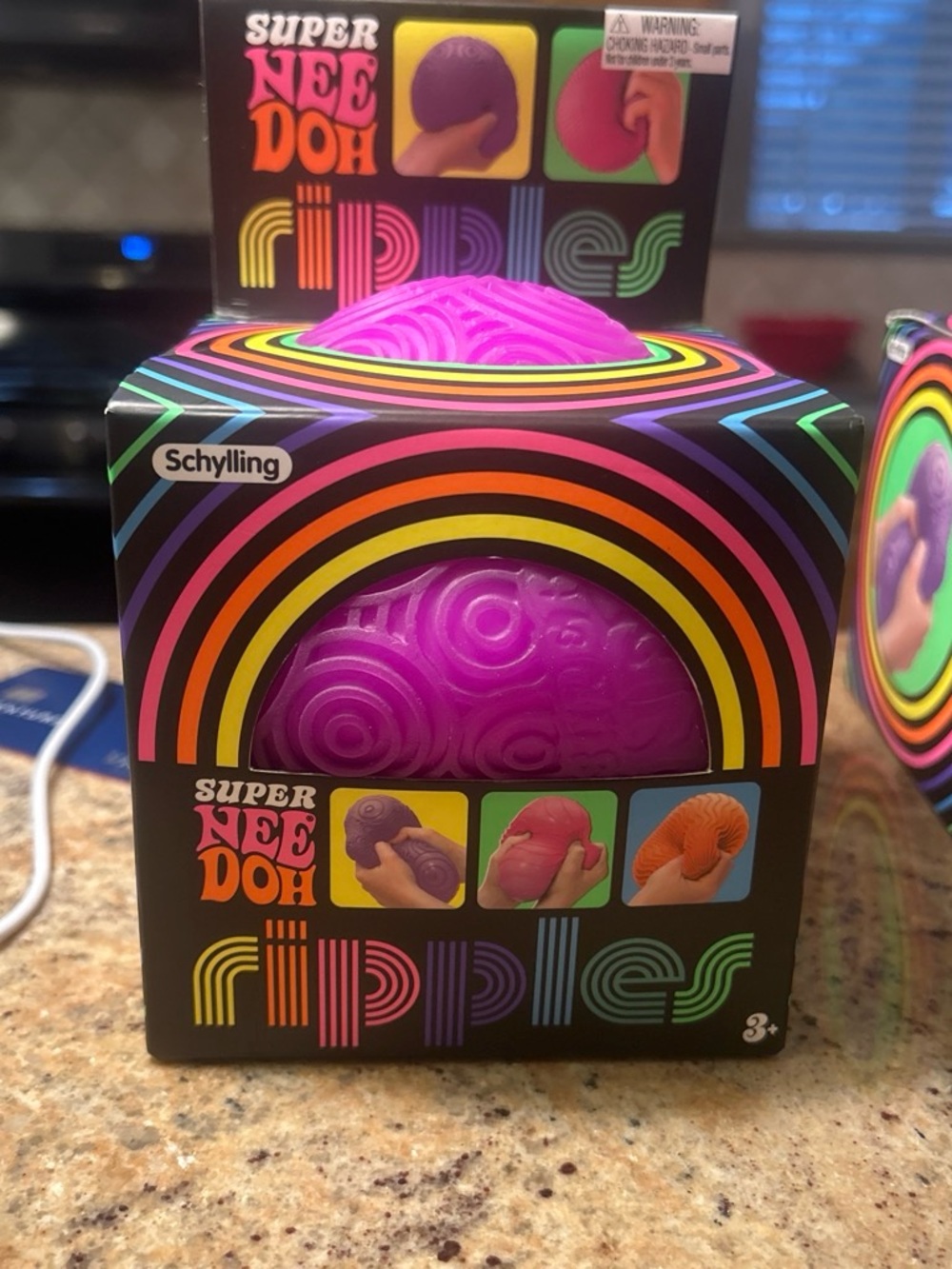 Super Nee Doh Ripples Sensory Squishy Toy - Purple